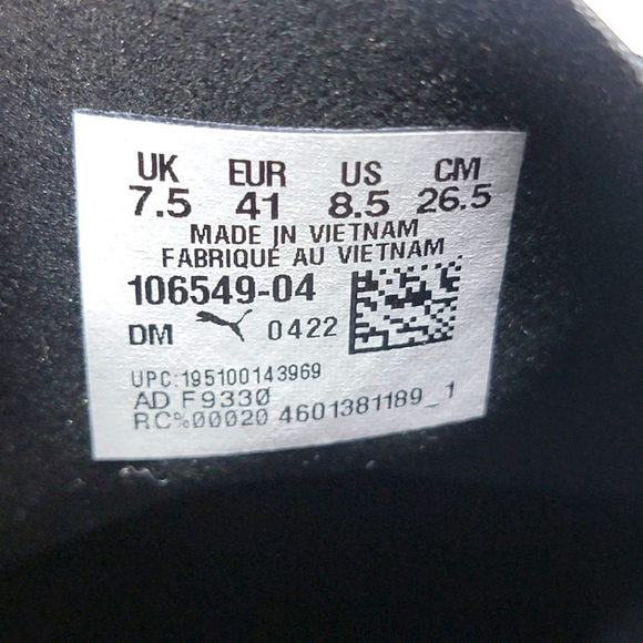 Puma King Pro 21 FG Mens Size 8.5 Soccer Cleats Black Orange Style 106549-04 New - Picture 4 of 11